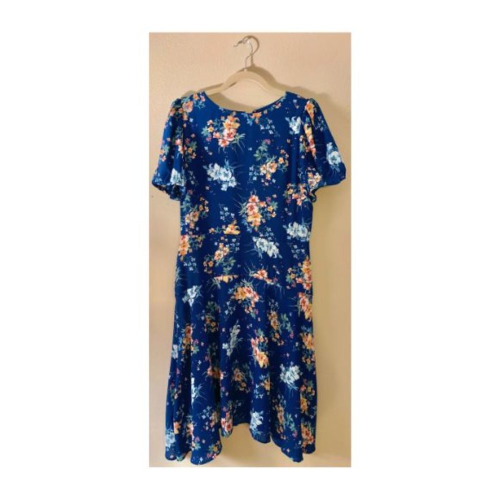 Blue Floral Dress